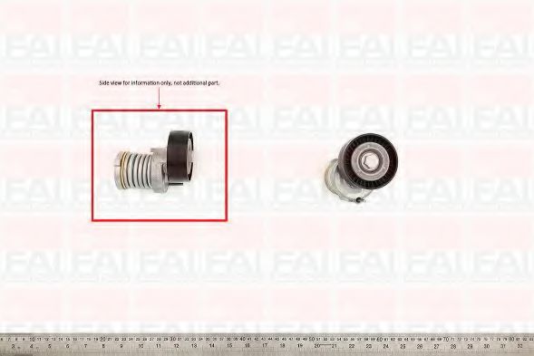 FAI AUTOPARTS - T1010 - Натяжная планка, поликлиновой ремень (Ременный привод)