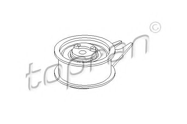 TOPRAN - 100 304 - Натяжной ролик, ремень ГРМ (Ременный привод)