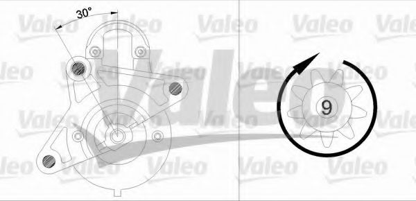 VALEO - 433307 - Стартер (Система стартера)