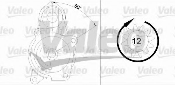 VALEO - 455704 - Стартер (Система стартера)