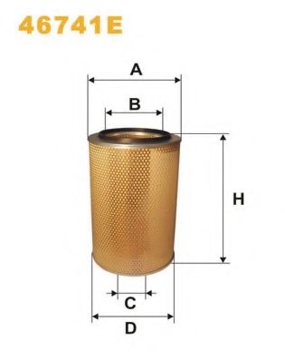 WIX FILTERS - 46741E - Воздушный фильтр (Система подачи воздуха)