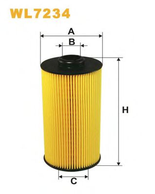 WIX FILTERS - WL7234 - Масляный фильтр (Смазывание)