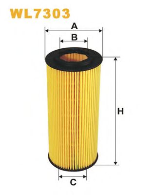 WIX FILTERS - WL7303 - Масляный фильтр (Смазывание)