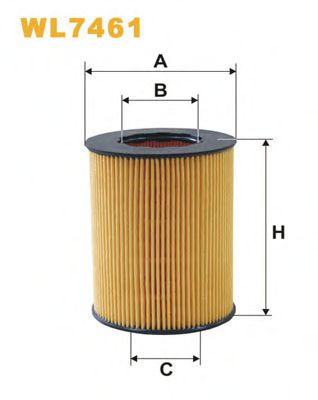 WIX FILTERS - WL7461 - Масляный фильтр (Смазывание)