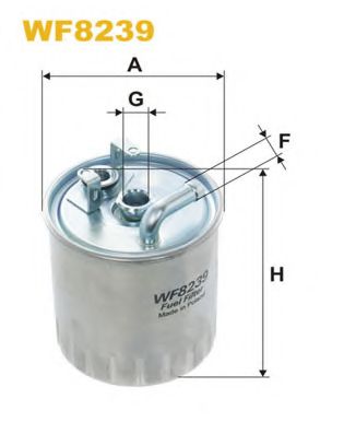 WIX FILTERS - WF8239 - Топливный фильтр (Система подачи топлива)