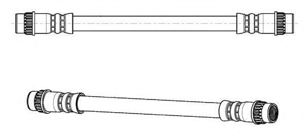 CEF - 511649 - Тормозной шланг (Тормозная система)
