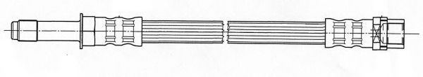 CEF - 512116 - Тормозной шланг (Тормозная система)