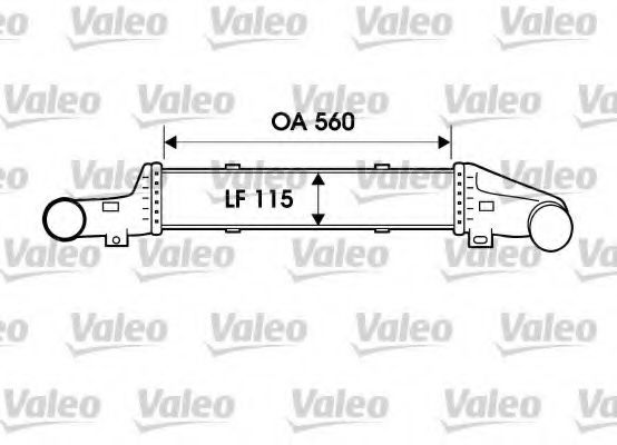 VALEO - 817907 - Интеркулер (Система подачи воздуха)