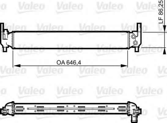 VALEO - 735310 - Радиатор, охлаждение двигателя (Охлаждение)