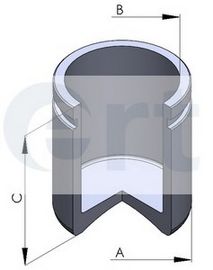 ERT - 150563-C - Поршень, корпус скобы тормоза (Тормозная система)