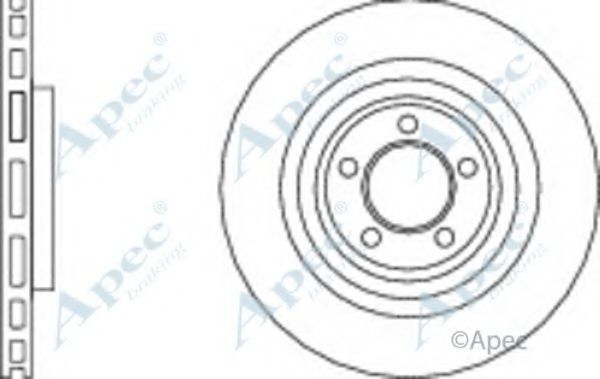 APEC BRAKING - DSK2592 - Тормозной диск (Тормозная система)