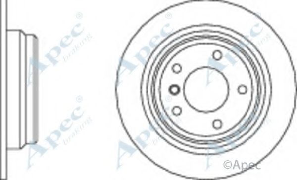 APEC BRAKING - DSK949 - Тормозной диск (Тормозная система)