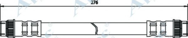 APEC BRAKING - HOS3457 - Тормозной шланг (Тормозная система)