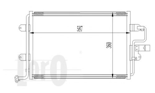 LORO - 053-016-0007-A - Конденсатор, кондиционер (Кондиционер)