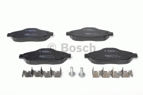 BOSCH - 0 986 494 261 - Комплект тормозных колодок, дисковый тормоз (Тормозная система)