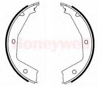 BENDIX - 362407B - Комплект тормозных колодок, стояночная тормозная система