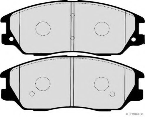 HERTH+BUSS JAKOPARTS - J3600328 - Комплект тормозных колодок, дисковый тормоз (Тормозная система)