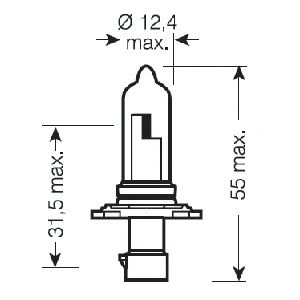 OSRAM - 9005XS - Лампа накаливания, фара дальнего света (Освещение)