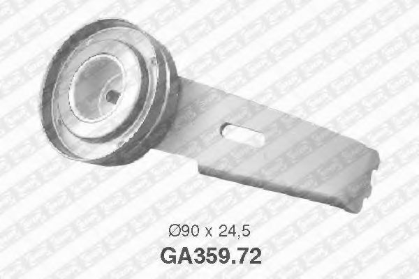 SNR - GA359.72 - Натяжной ролик, поликлиновойремень (Ременный привод)