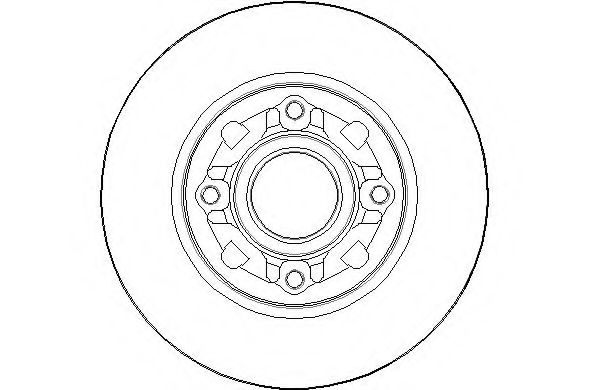 NATIONAL - NBD1623 - Тормозной диск (Тормозная система)