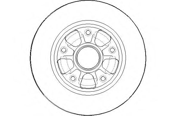 NATIONAL - NBD1774 - Тормозной диск (Тормозная система)
