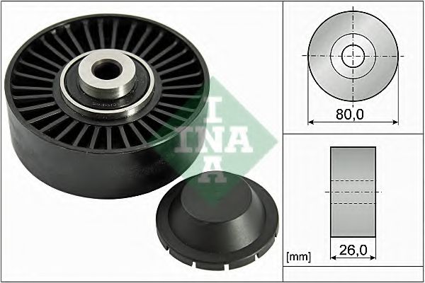 INA - 532 0370 20 - Паразитный / ведущий ролик, поликлиновой ремень (Ременный привод)