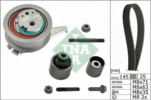 INA - 530 0650 10 - Комплект ремня ГРМ (Ременный привод)