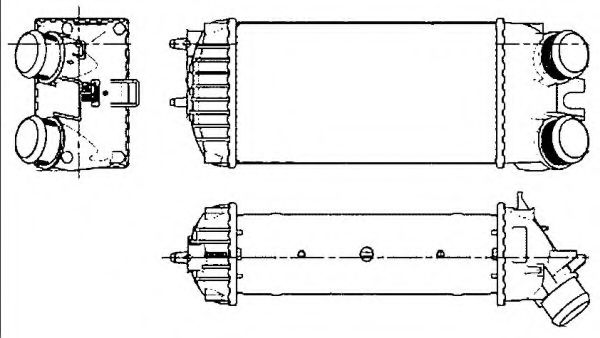 NRF - 30278 - Интеркулер (Система подачи воздуха)