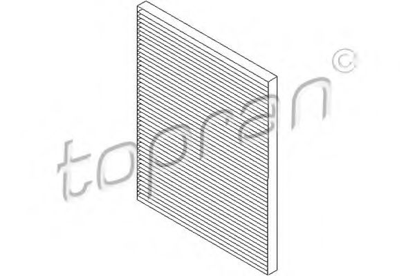 TOPRAN - 202 701 - Фильтр, воздух во внутренном пространстве (Отопление / вентиляция)