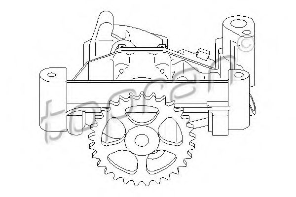 TOPRAN - 721 213 - Масляный насос (Смазывание)