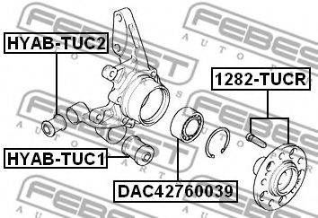 FEBEST - DAC42760039 - Подшипник ступицы колеса (Подвеска колеса)