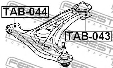 FEBEST - TAB-043 - Подвеска, рычаг независимой подвески колеса (Подвеска колеса)