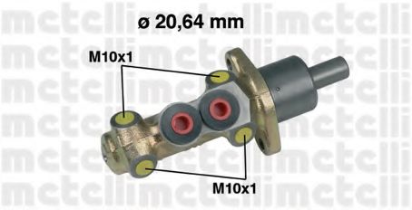 METELLI - 05-0207 - Главный тормозной цилиндр (Тормозная система)