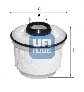 UFI - 26.045.00 - Топливный фильтр (Система подачи топлива)