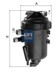 UFI - 55.116.00 - Топливный фильтр (Система подачи топлива)