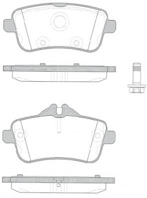 REMSA - 1503.10 - Комплект тормозных колодок, дисковый тормоз (Тормозная система)