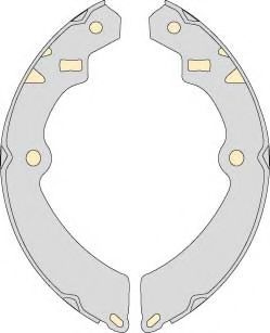 MGA - M768 - Комплект тормозных колодок (Тормозная система)