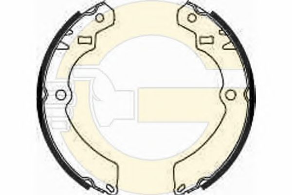 GIRLING - 5183019 - Комплект тормозных колодок (Тормозная система)