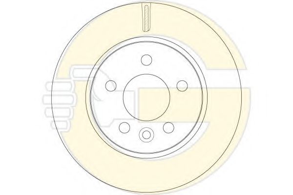 GIRLING - 6064821 - Тормозной диск (Тормозная система)