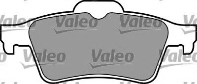 VALEO - 597354 - Комплект тормозных колодок, дисковый тормоз