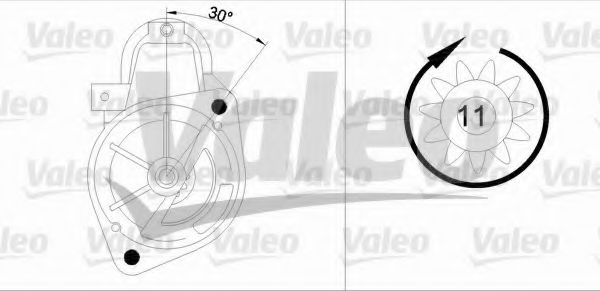 VALEO - 455720 - Стартер (Система стартера)