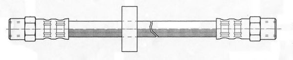 CEF - 510735 - Тормозной шланг (Тормозная система)