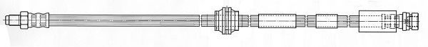 CEF - 512204 - Тормозной шланг (Тормозная система)