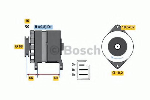 BOSCH - 9 120 144 288 - Генератор (Генератор)