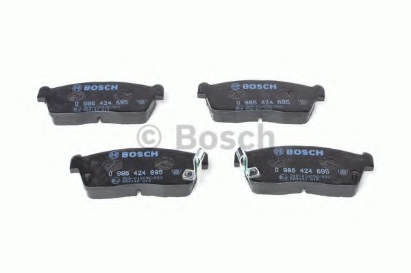 BOSCH - 0 986 424 695 - Комплект тормозных колодок, дисковый тормоз (Тормозная система)