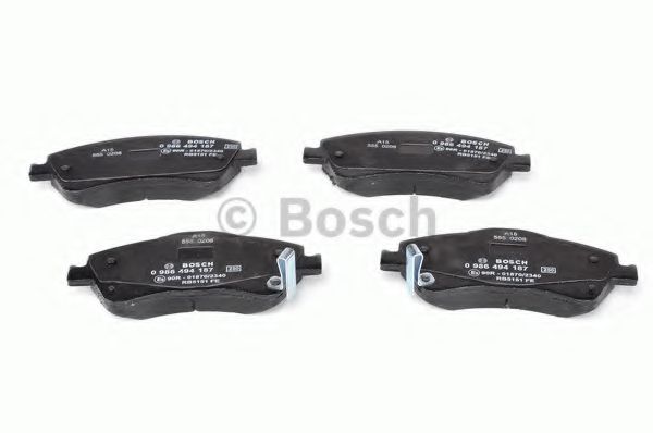 BOSCH - 0 986 494 187 - Комплект тормозных колодок, дисковый тормоз (Тормозная система)