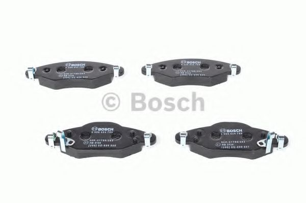 BOSCH - 0 986 424 788 - Комплект тормозных колодок, дисковый тормоз (Тормозная система)