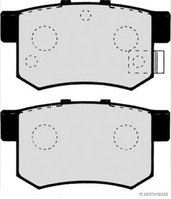 HERTH+BUSS JAKOPARTS - J3614008 - Комплект тормозных колодок, дисковый тормоз (Тормозная система)