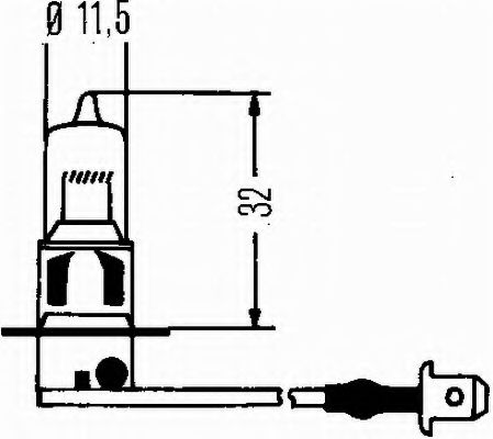 HELLA - 8GH 002 090-271 - Лампа накаливания, фара рабочего освещения (Освещение)