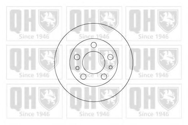 QUINTON HAZELL - BDC4547 - Тормозной диск (Тормозная система)